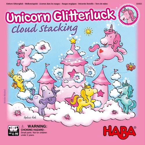 Unicorn glitterluck: cloud stacking box art
