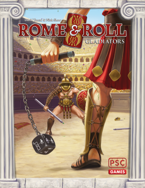 Rome and Roll Gladiators expansion cover art